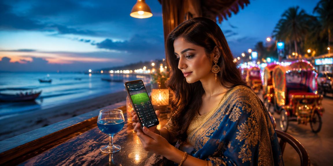 মোবাইল ক্যাসিনো খেলার দৃশ্য